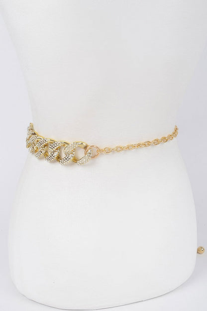 WOMEN'S BELT COLUMBUS Plus Size Rhinestone BYMANYC ® New York