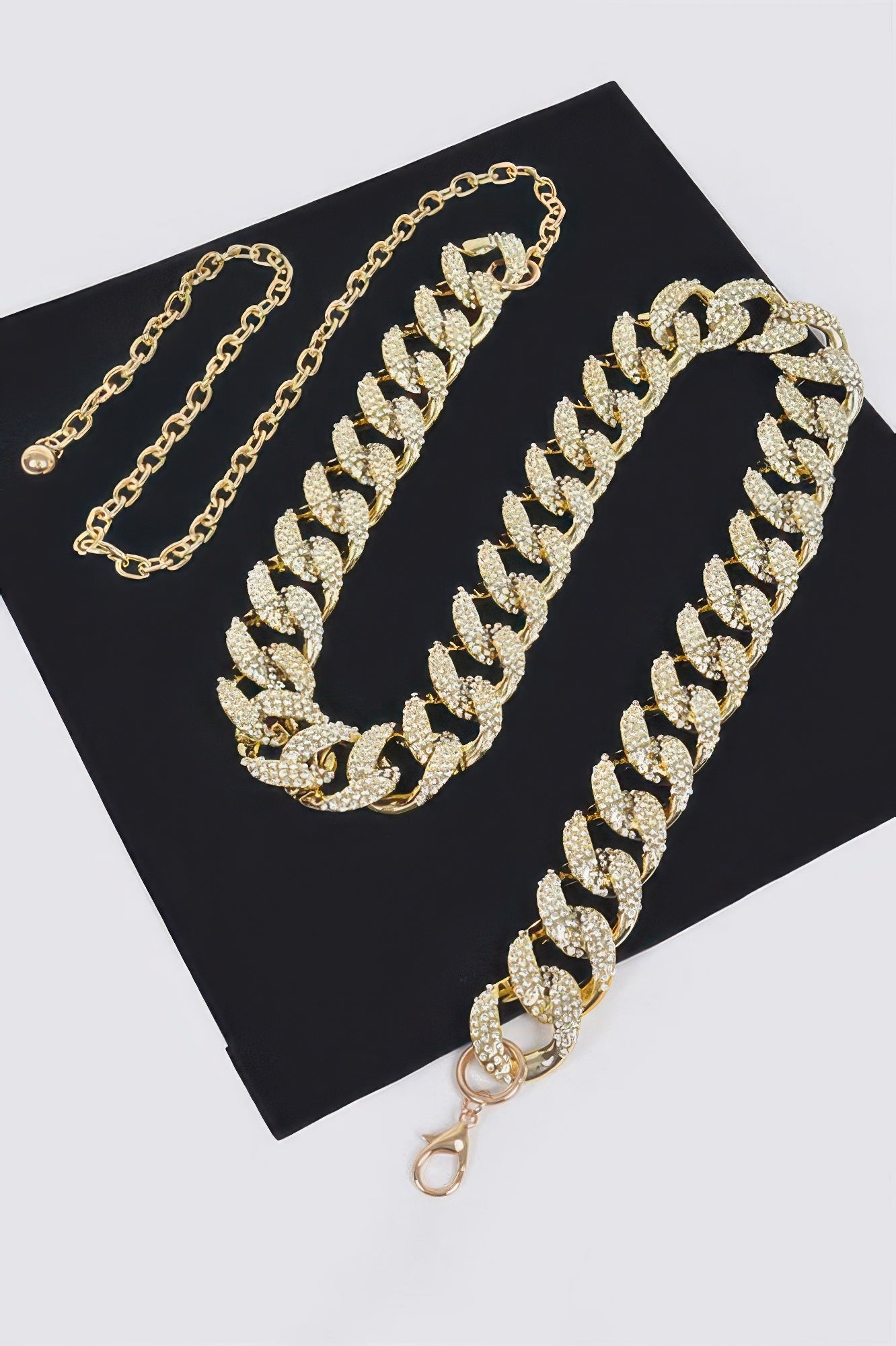 WOMEN'S BELT COLUMBUS Plus Size Rhinestone BYMANYC ® New York