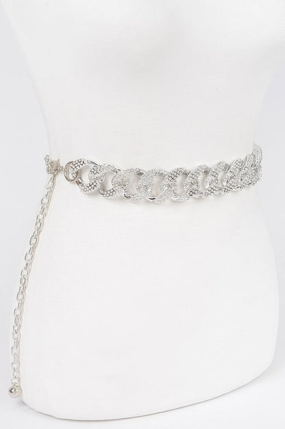 WOMEN'S BELT COLUMBUS Plus Size Rhinestone BYMANYC ® New York