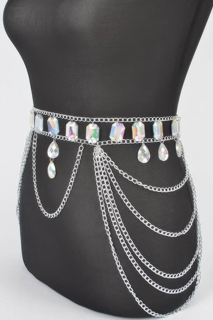WOMEN'S BELT • FLATIRON Fashion Chic Stone BYMANYC ® New York