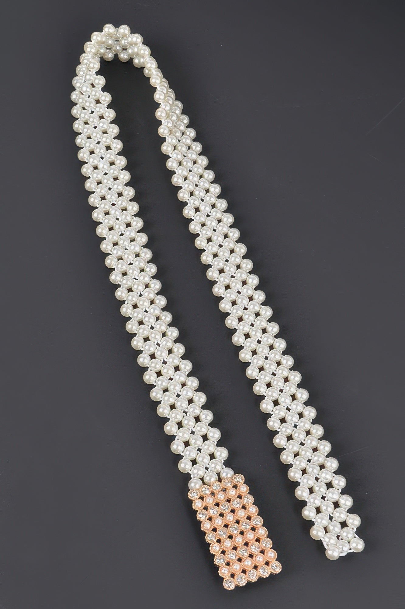 WOMEN'S BELT GRAMERCY Elastic Pearl New Collection BYMANYC ® New York