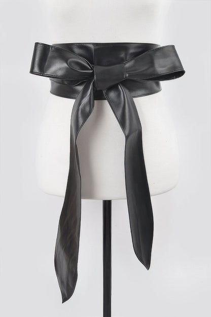 WOMEN'S BELT HARLEM Faux Leather Kimono BYMANYC ® New York