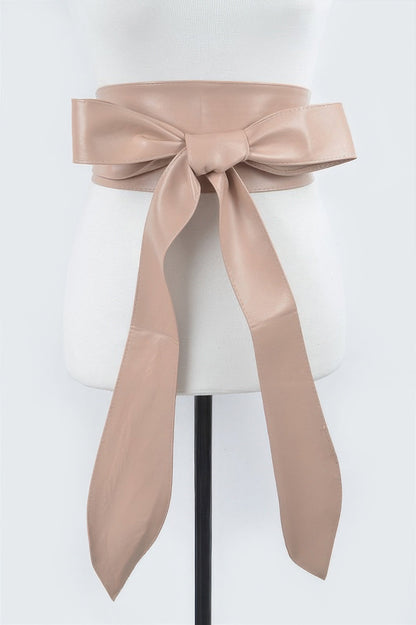 WOMEN'S BELT HARLEM Faux Leather Kimono BYMANYC ® New York