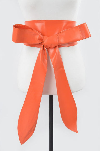 WOMEN'S BELT HARLEM Faux Leather Kimono BYMANYC ® New York