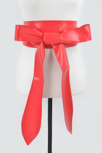 WOMEN'S BELT HARLEM Faux Leather Kimono BYMANYC ® New York