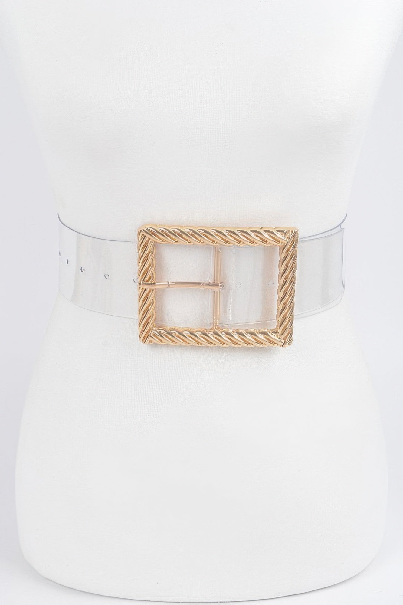 WOMEN'S BELT • HIGHLINE Fashion Chic Clear BYMANYC ® New York