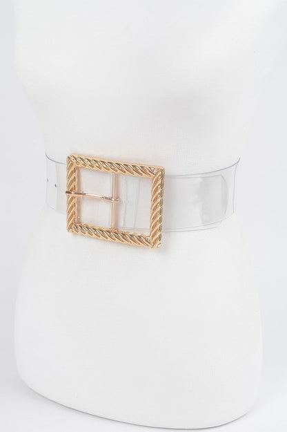WOMEN'S BELT • HIGHLINE Fashion Chic Clear BYMANYC ® New York
