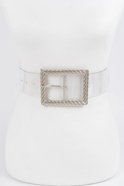 WOMEN'S BELT • HIGHLINE Fashion Chic Clear BYMANYC ® New York