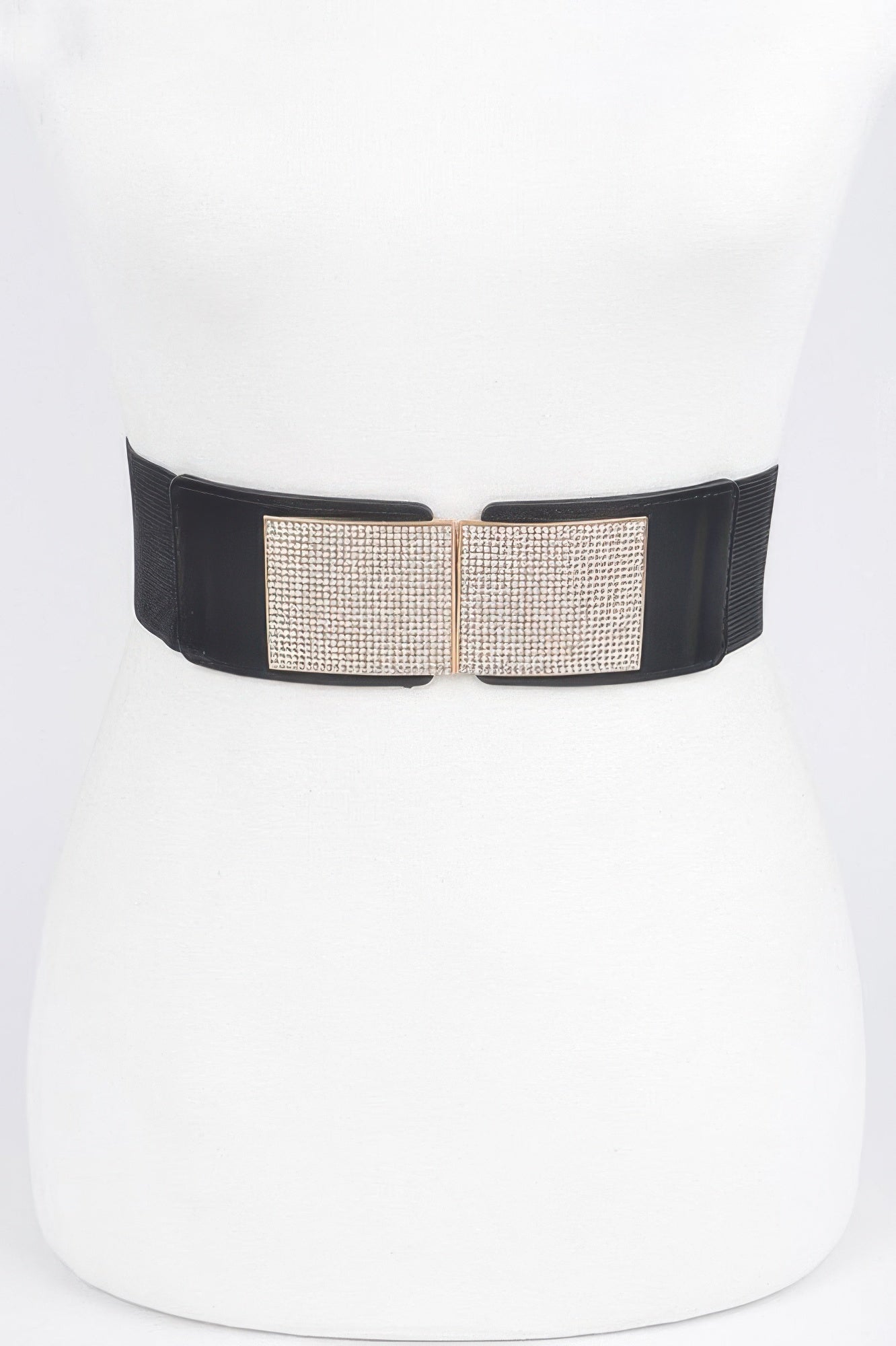 WOMEN'S BELT HUDSON Rhinestone Metal Buckle BYMANYC ® New York