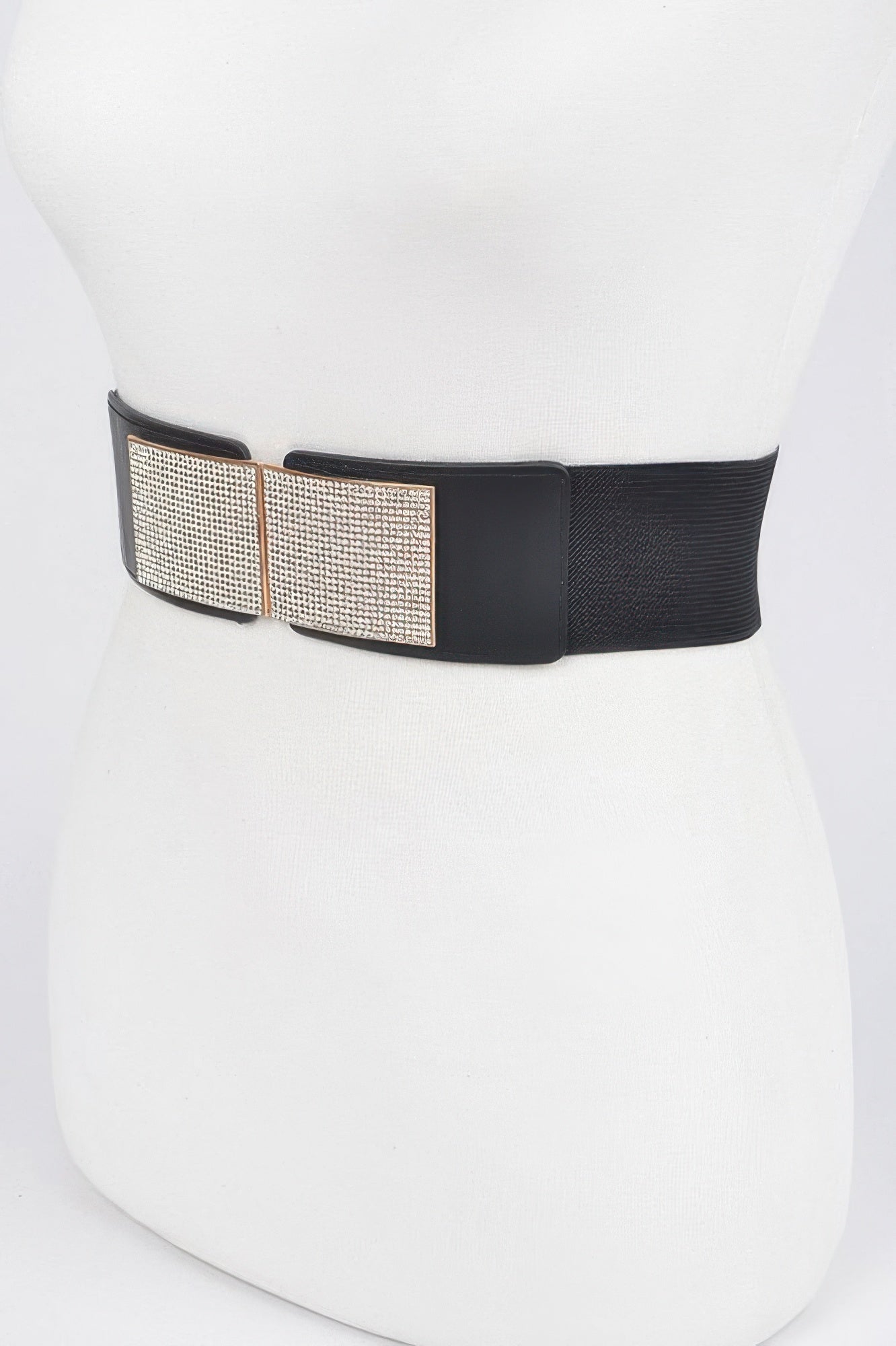 WOMEN'S BELT HUDSON Rhinestone Metal Buckle BYMANYC ® New York