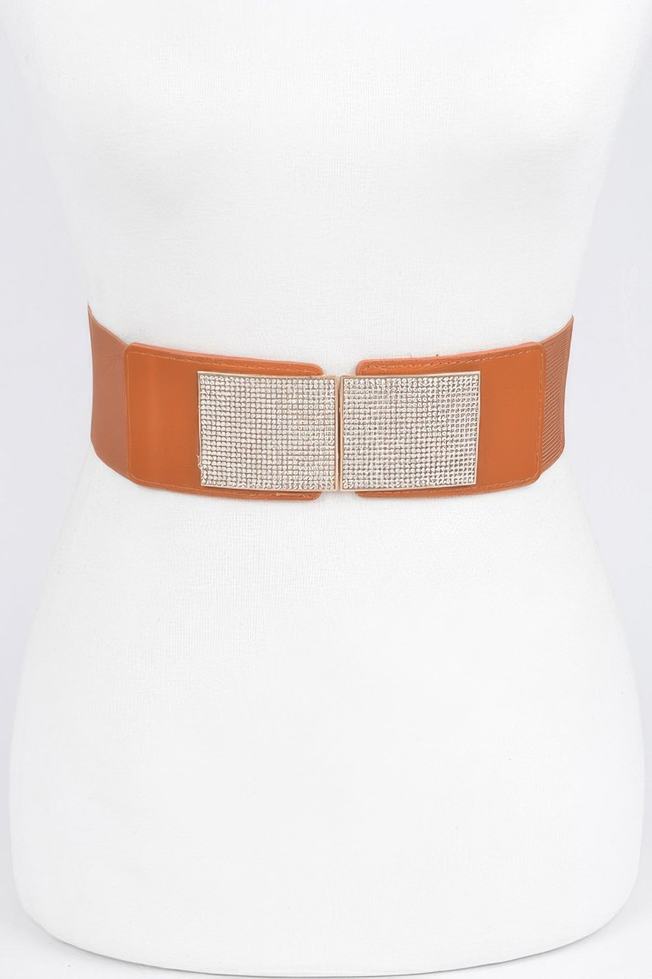 WOMEN'S BELT HUDSON Rhinestone Metal Buckle BYMANYC ® New York