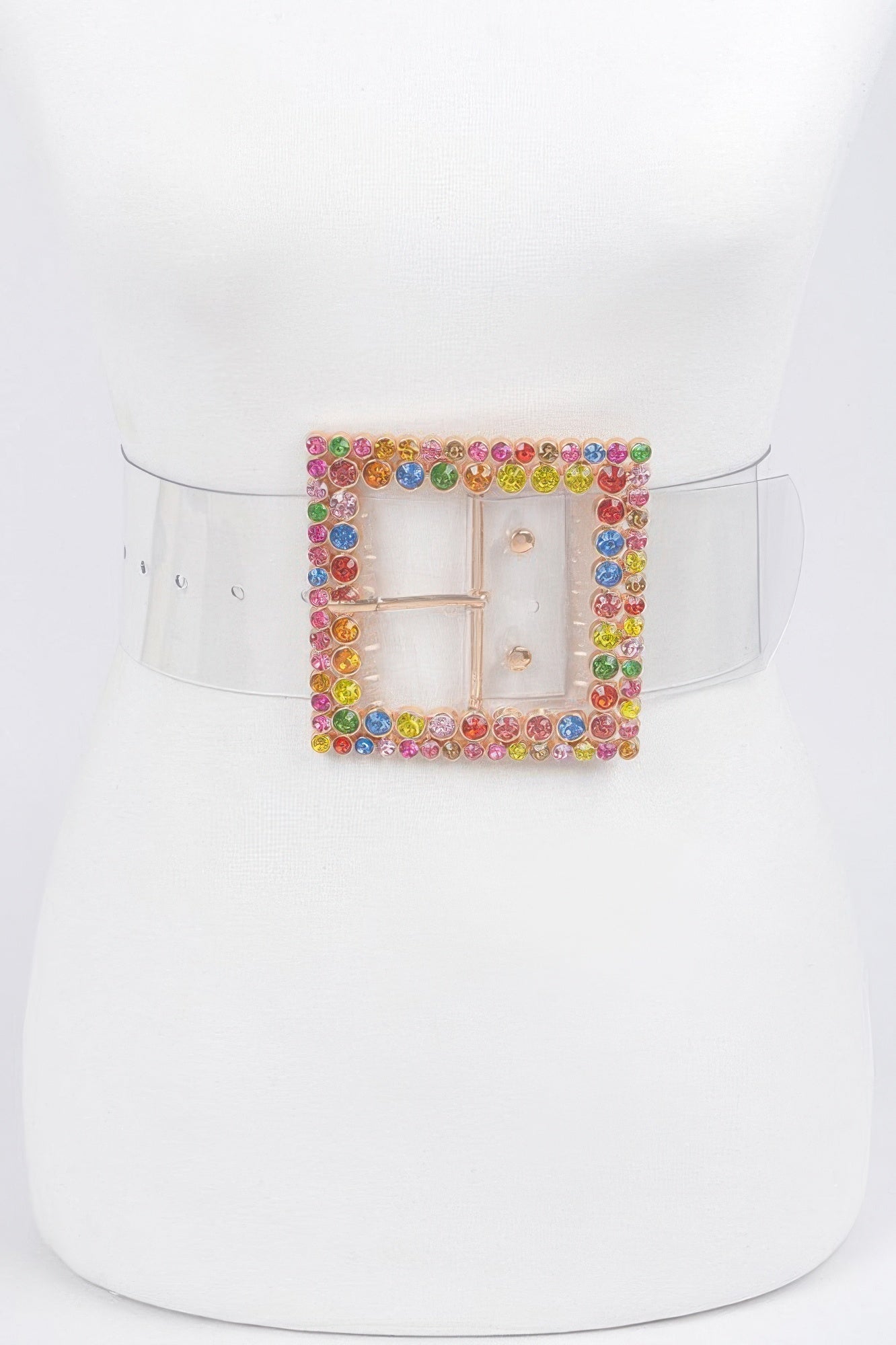 WOMEN'S BELT • MEATPACKING Fashion Chic Clear BYMANYC ® New York