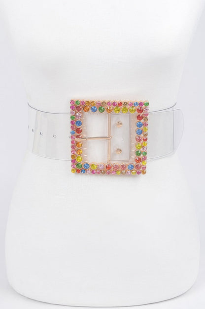 WOMEN'S BELT • MEATPACKING Fashion Chic Clear BYMANYC ® New York