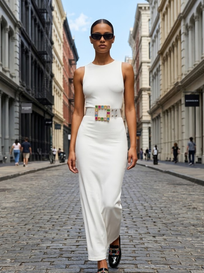 WOMEN'S BELT • MEATPACKING Fashion Chic Clear BYMANYC ® New York