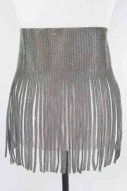 WOMEN'S BELT METRO Rhinestone Fringe New Collection BYMANYC ® New York