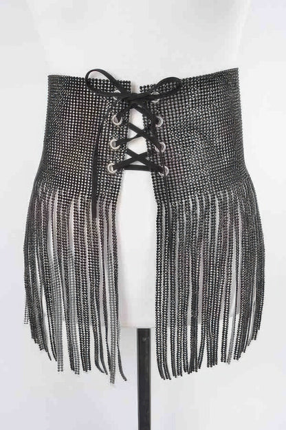 WOMEN'S BELT METRO Rhinestone Fringe New Collection BYMANYC ® New York