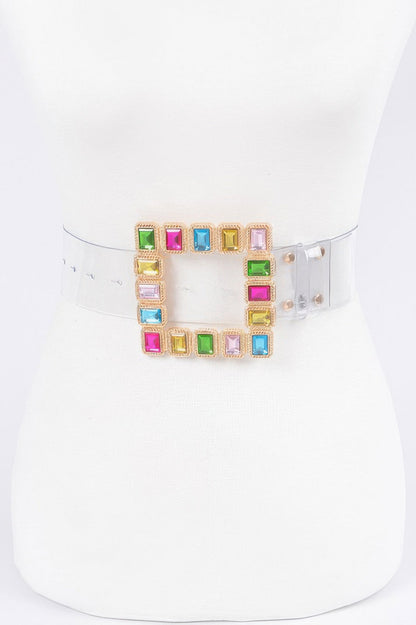 WOMEN'S BELT • PARK AVENUE Fashion Chic Stone BYMANYC ® New York