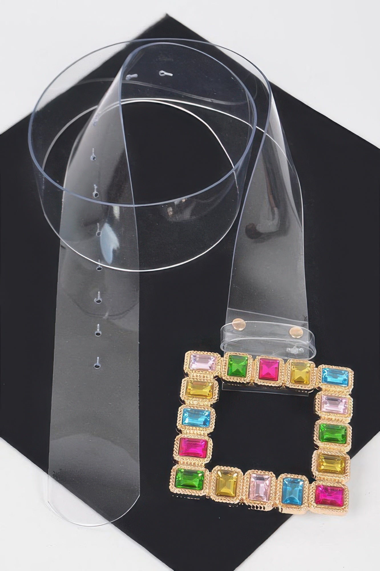 WOMEN'S BELT • PARK AVENUE Fashion Chic Stone BYMANYC ® New York