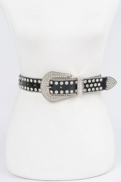WOMEN'S BELT • RADIO CITY Fashion Chic Studded BYMANYC ® New York