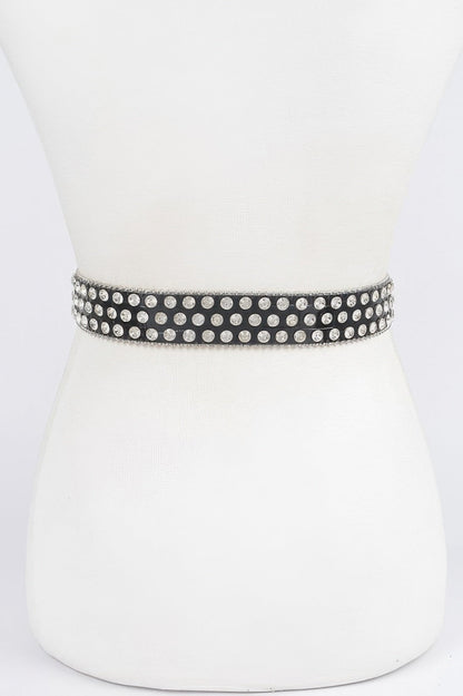 WOMEN'S BELT • RADIO CITY Fashion Chic Studded BYMANYC ® New York