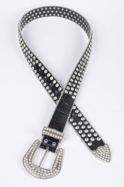 WOMEN'S BELT • RADIO CITY Fashion Chic Studded BYMANYC ® New York