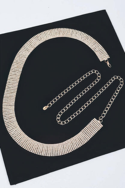 WOMEN'S BELT SKYLINE Slim Full Rhinestone BYMANYC ® New York