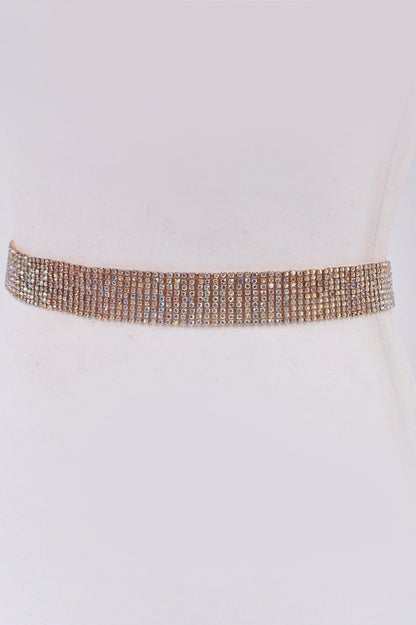 WOMEN'S BELT SKYLINE Slim Full Rhinestone BYMANYC ® New York