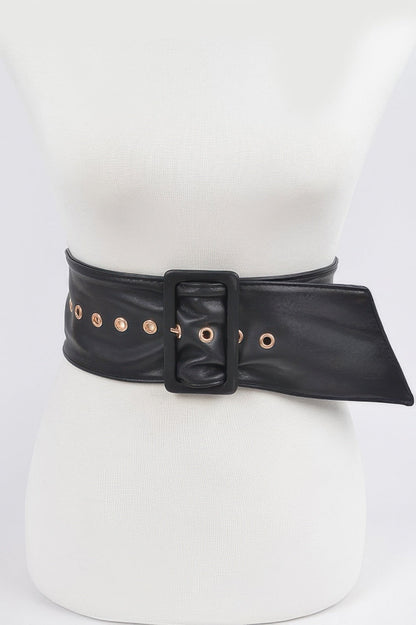 WOMEN'S BELT SOHO Leather Buckle New Collection BYMANYC ® New York