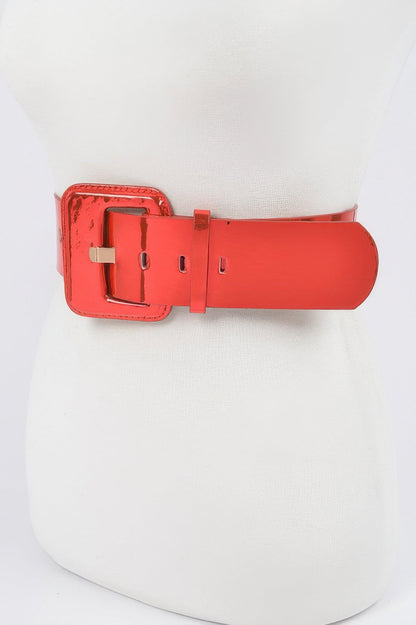 WOMEN'S BELT SUMMIT Wide Mirror Effect BYMANYC ® New York