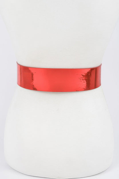 WOMEN'S BELT SUMMIT Wide Mirror Effect BYMANYC ® New York