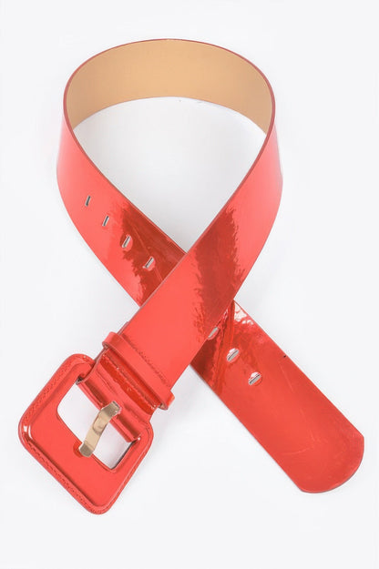 WOMEN'S BELT SUMMIT Wide Mirror Effect BYMANYC ® New York