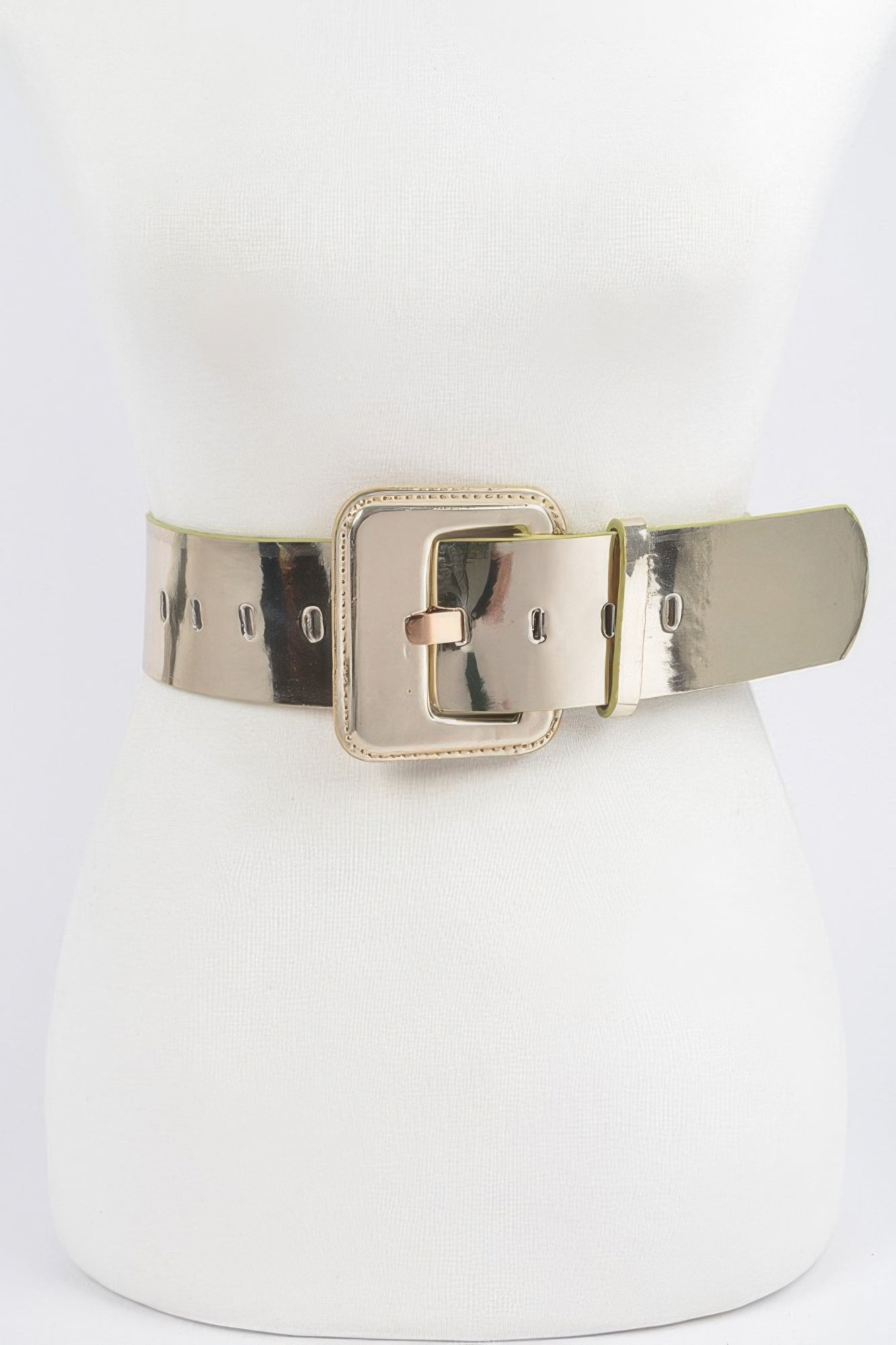 WOMEN'S BELT SUMMIT Wide Mirror Effect BYMANYC ® New York