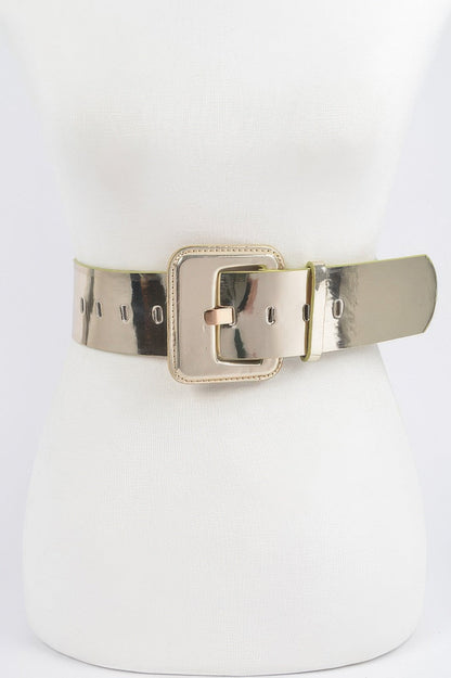 WOMEN'S BELT SUMMIT Wide Mirror Effect BYMANYC ® New York