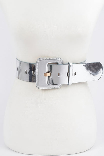 WOMEN'S BELT SUMMIT Wide Mirror Effect BYMANYC ® New York