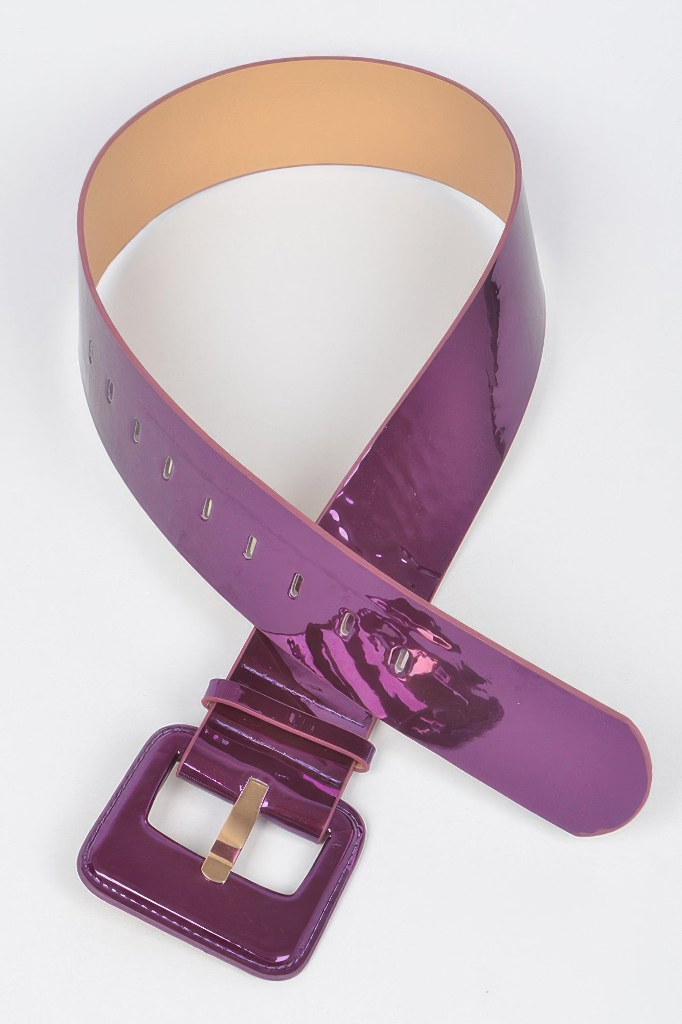 WOMEN'S BELT SUMMIT Wide Mirror Effect BYMANYC ® New York
