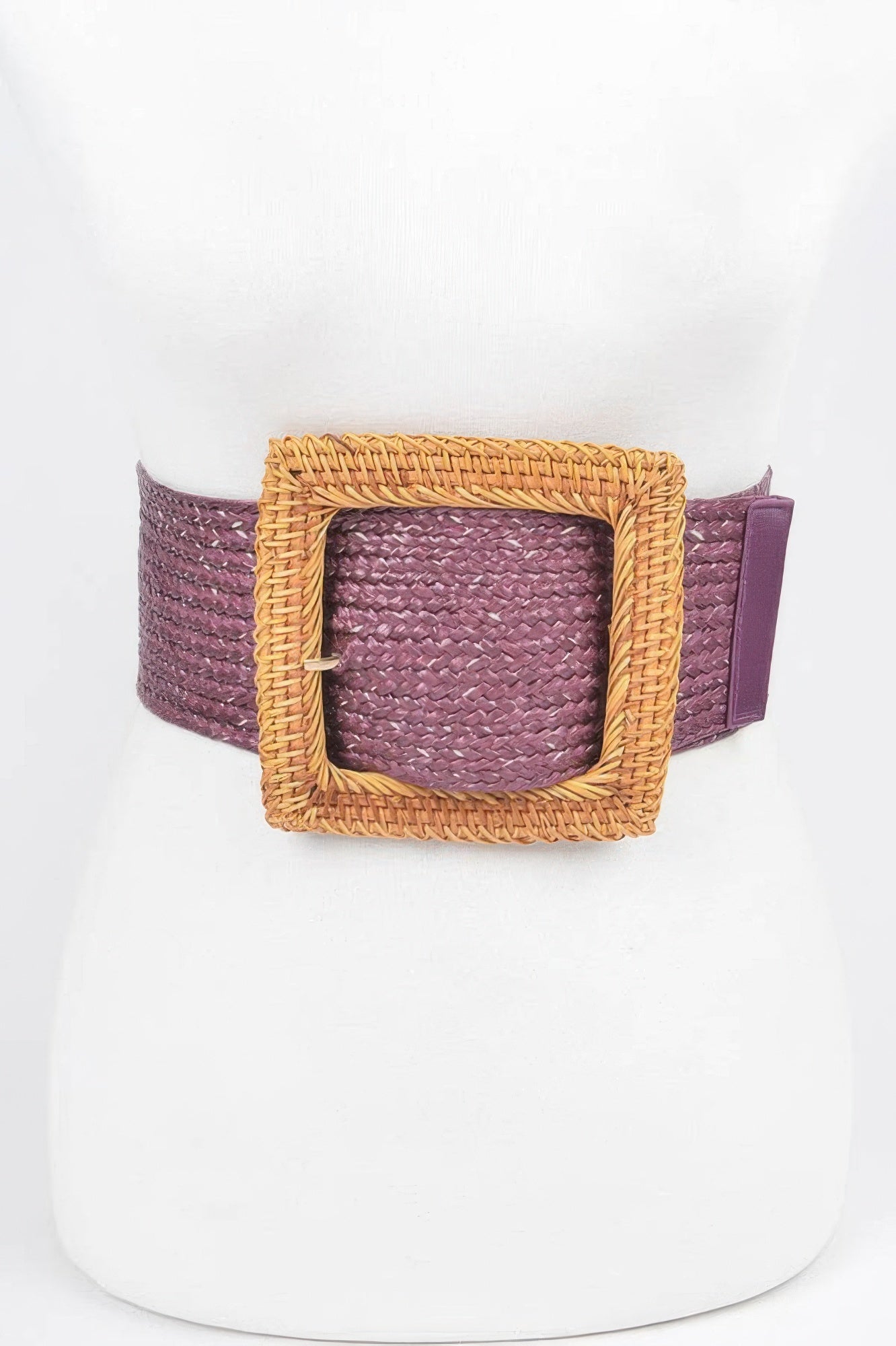 WOMEN'S BELT TRIBECA Bamboo Buckle Stretch BYMANYC ® New York