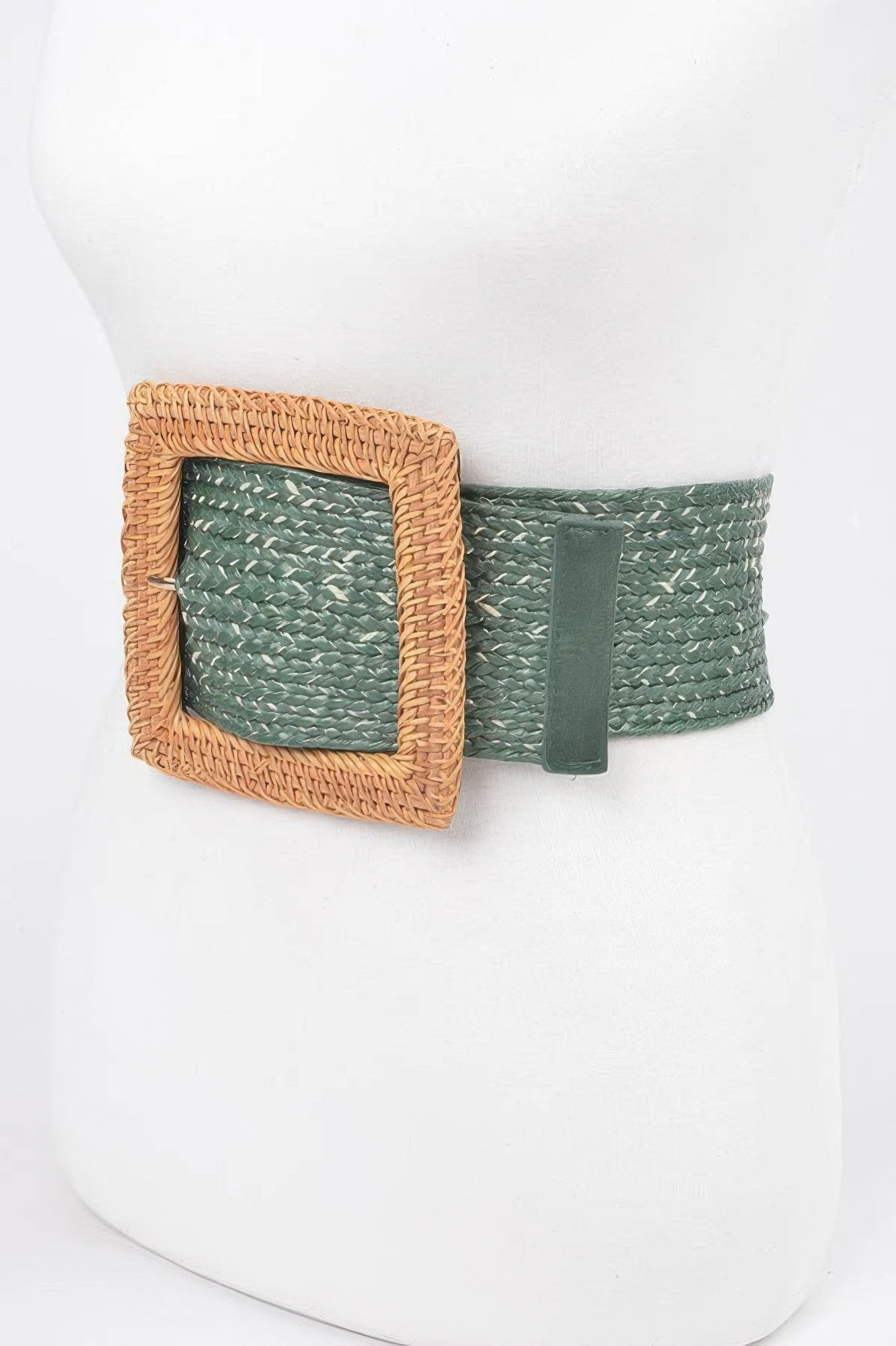 WOMEN'S BELT TRIBECA Bamboo Buckle Stretch BYMANYC ® New York