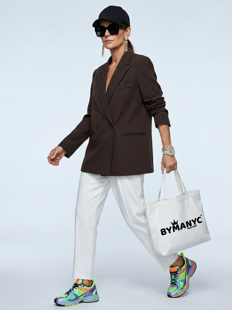 WOMEN'S BLAZER Brown Tweed HUDSON - BYMANYC ® New York