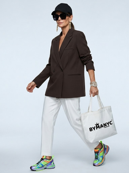 WOMEN'S BLAZER Brown Tweed HUDSON - BYMANYC ® New York