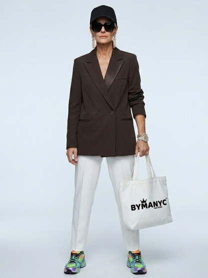 WOMEN'S BLAZER Brown Tweed HUDSON - BYMANYC ® New York
