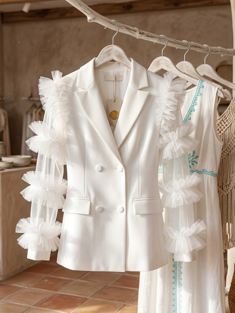 WOMEN'S BLAZER CALA LLONGA IBIZA Collection BYMANYC ® New York