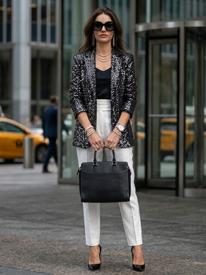 WOMEN'S BLAZER TIMES SQUARE New Collection WALL STREET BYMANYC ® New York