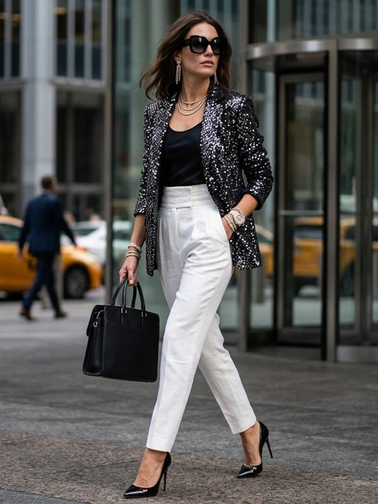 WOMEN'S BLAZER TIMES SQUARE New Collection WALL STREET BYMANYC ® New York