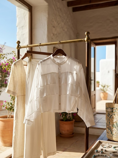 WOMEN'S BLOUSE CHELSEA New Collection IBIZA Summer – BYMANYC ® New York