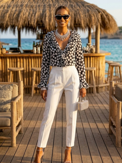 WOMEN'S BLOUSE GRAMERCY New Collection IBIZA Summer – BYMANYC ® New York