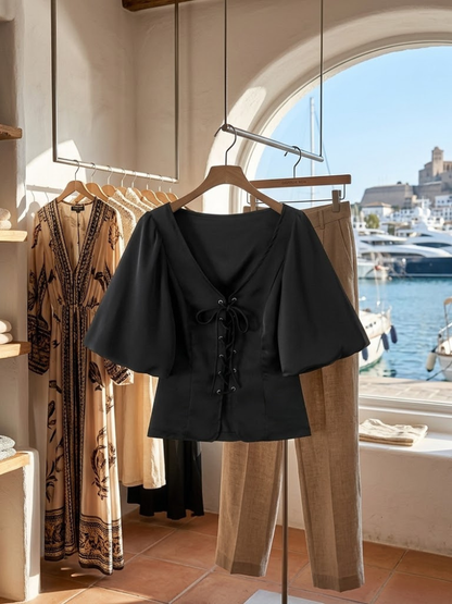 WOMEN'S BLOUSE HAMPTONS - Boutique Fashion Top - BYMANYC ® New York