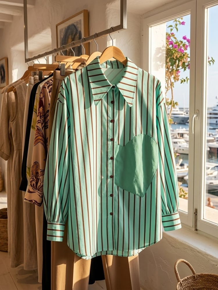 WOMEN'S BLOUSE LAGUNA BEACH - Boutique Fashion Top - BYMANYC ® New York