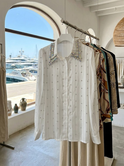 WOMEN'S BLOUSE LAS VEGAS - Boutique Fashion Top - BYMANYC ® New York