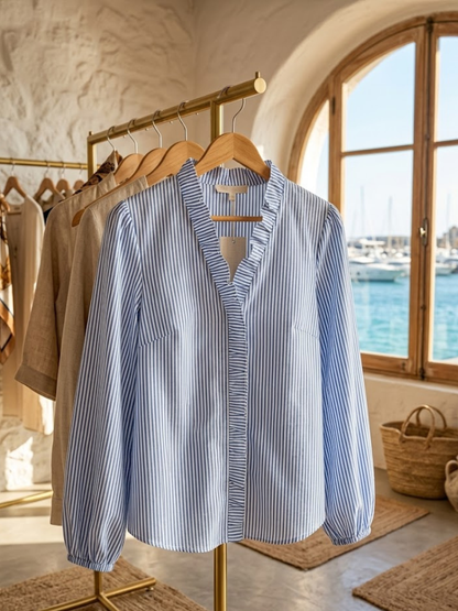 WOMEN'S BLOUSE ORLANDO - Boutique Fashion Top - BYMANYC ® New York