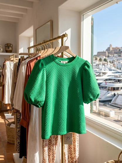WOMEN'S BLOUSE PALM BEACH - Boutique Fashion Top - BYMANYC ® New York
